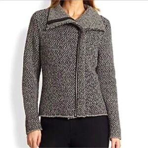 Eileen Fisher | Moon Hi Collar Wool/Alpaca Blend Jacket